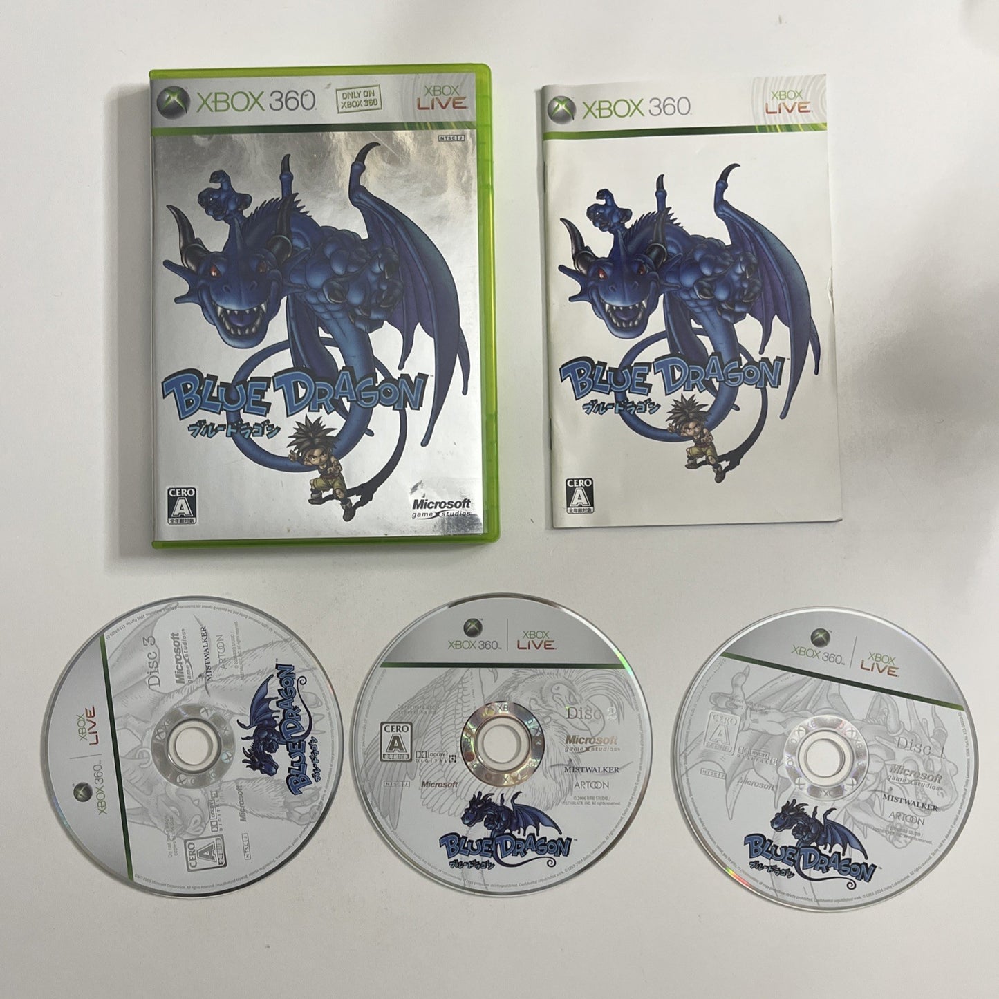 Blue Dragon 2006 Microsoft XBOX 360 NTSC-J JAPAN RPG Game