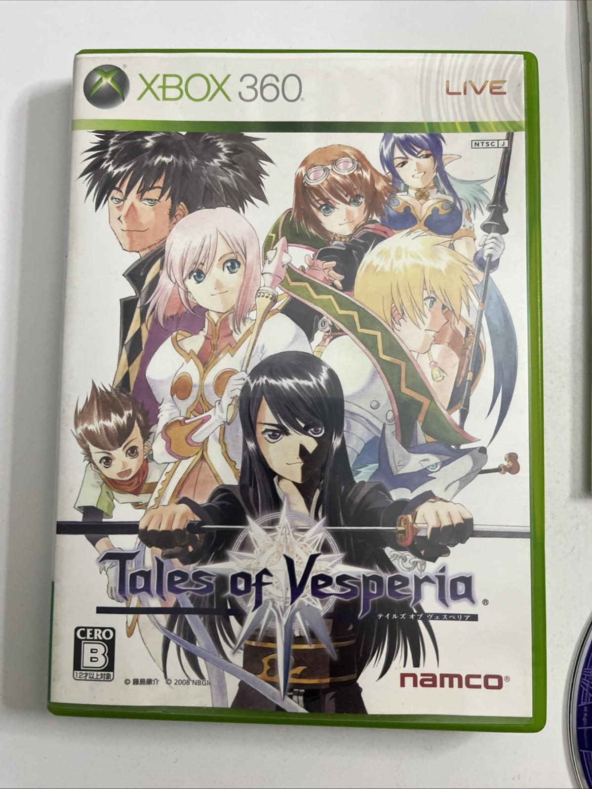 Tales of Vesperia 2008 Microsoft XBOX 360 NTSC-J JAPAN Game Complete