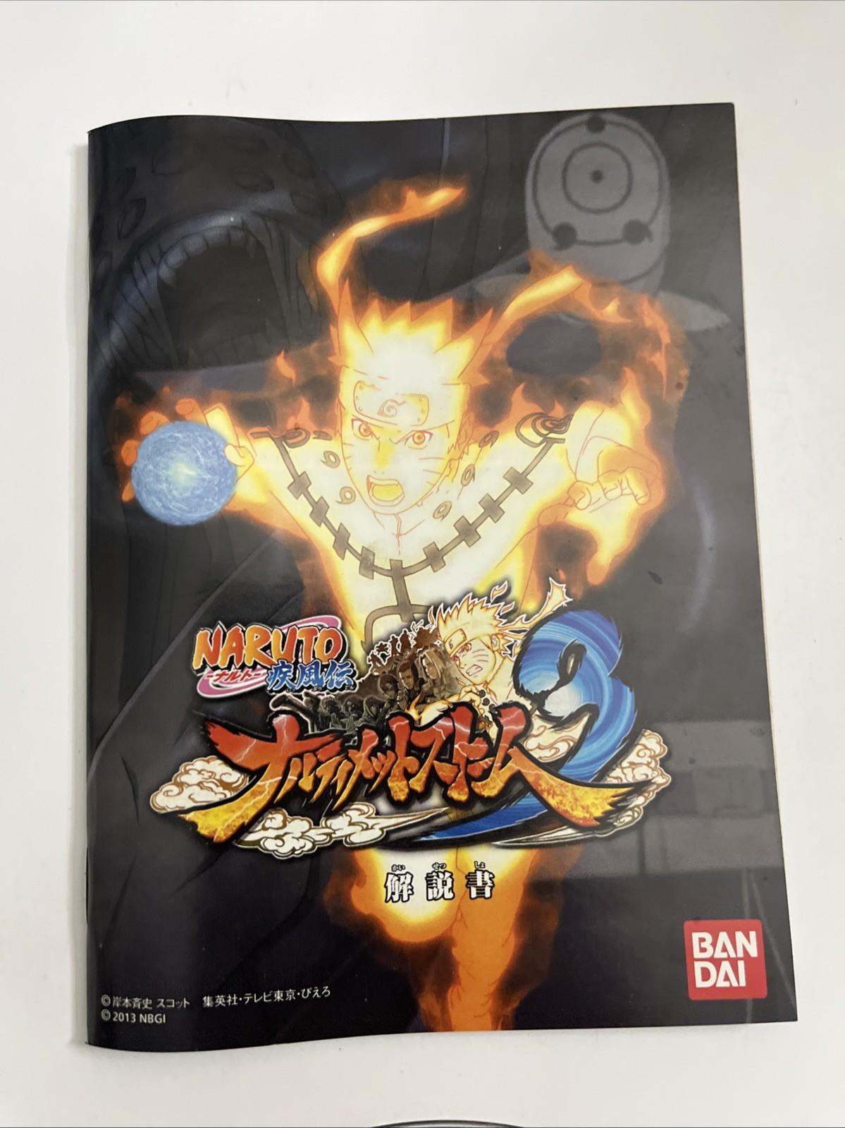 Naruto: Ultimate Ninja Storm 3 PS3 Sony PlayStation 3 JAPAN Game Complete