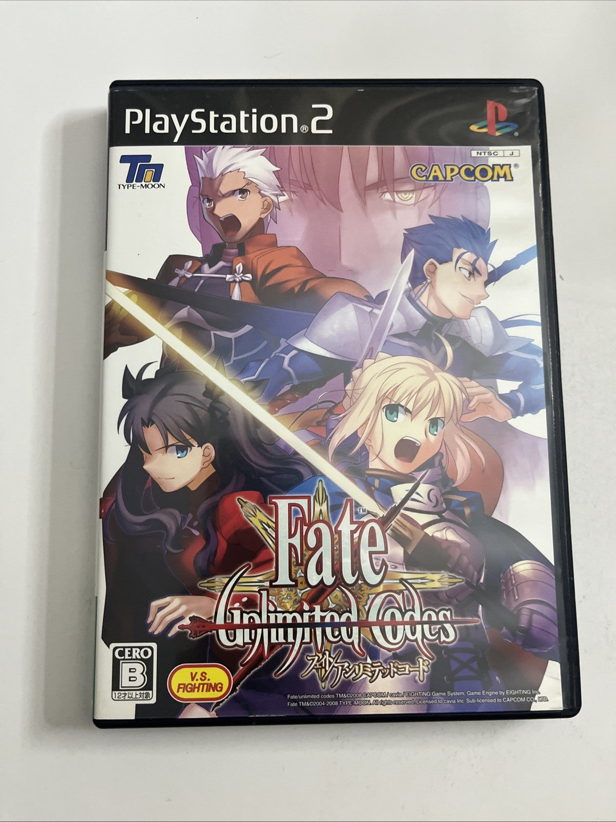 Fate/Unlimited Codes 2008 PS2 Sony PlayStation NTSC-J JAPAN Fighting Game