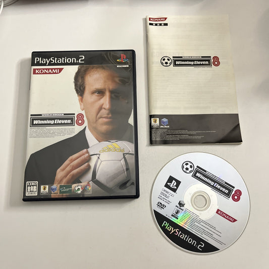 World Soccer Winning Eleven 8 2004 PS2 Sony PlayStation NTSC-J JAPAN Complete