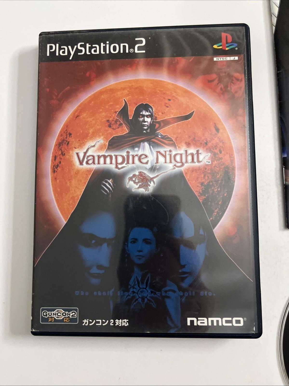 Vampire Night 2001 PS2 NAMCO PlayStation NTSC-J JAPAN Light Gun Game Complete