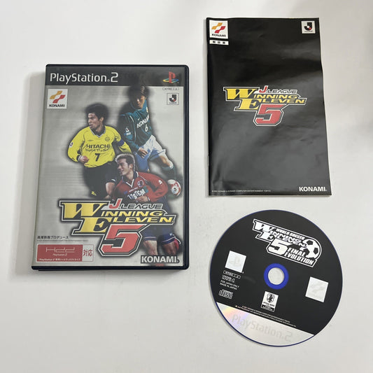 J-League Winning Eleven 5 PS2 Sony PlayStation NTSC-J JAPAN Game Complete