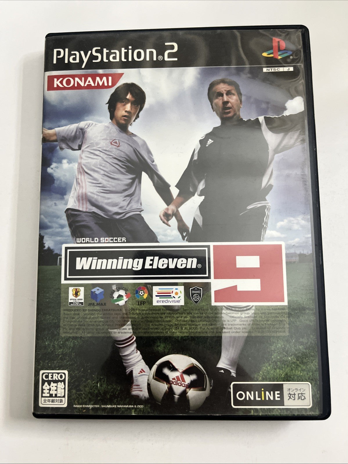 World Soccer Winning Eleven 9 PS2 Konami PlayStation NTSC-J JAPAN Game