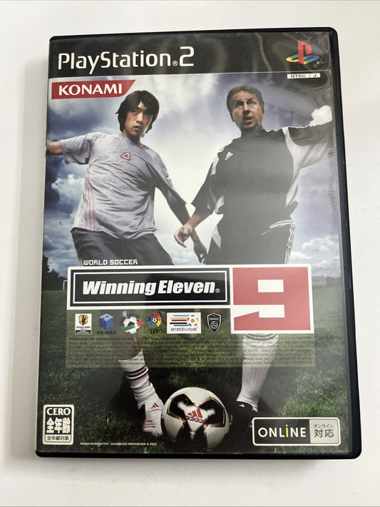 World Soccer Winning Eleven 9 PS2 Konami PlayStation NTSC-J JAPAN Game