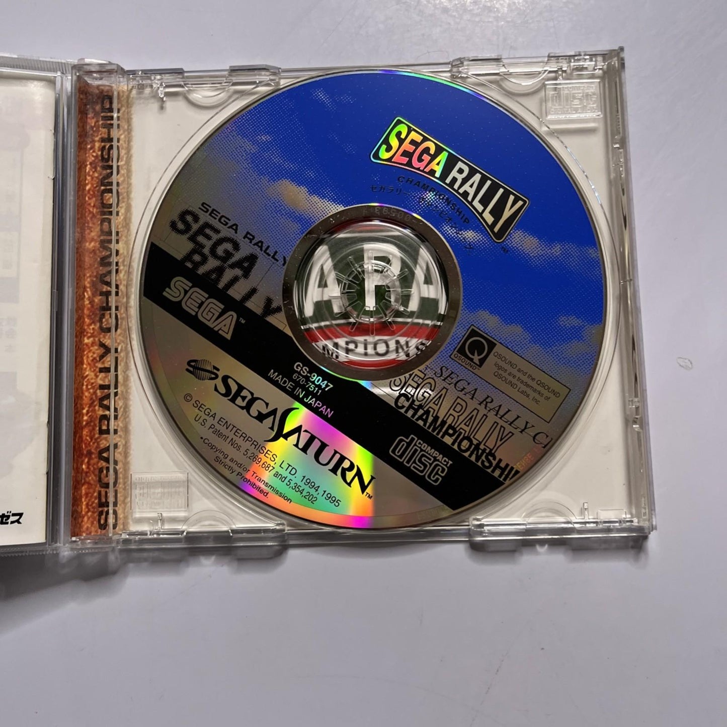 Sega Rally Championship 1995 SEGA Saturn SS NTSC-J JAPAN Game Complete