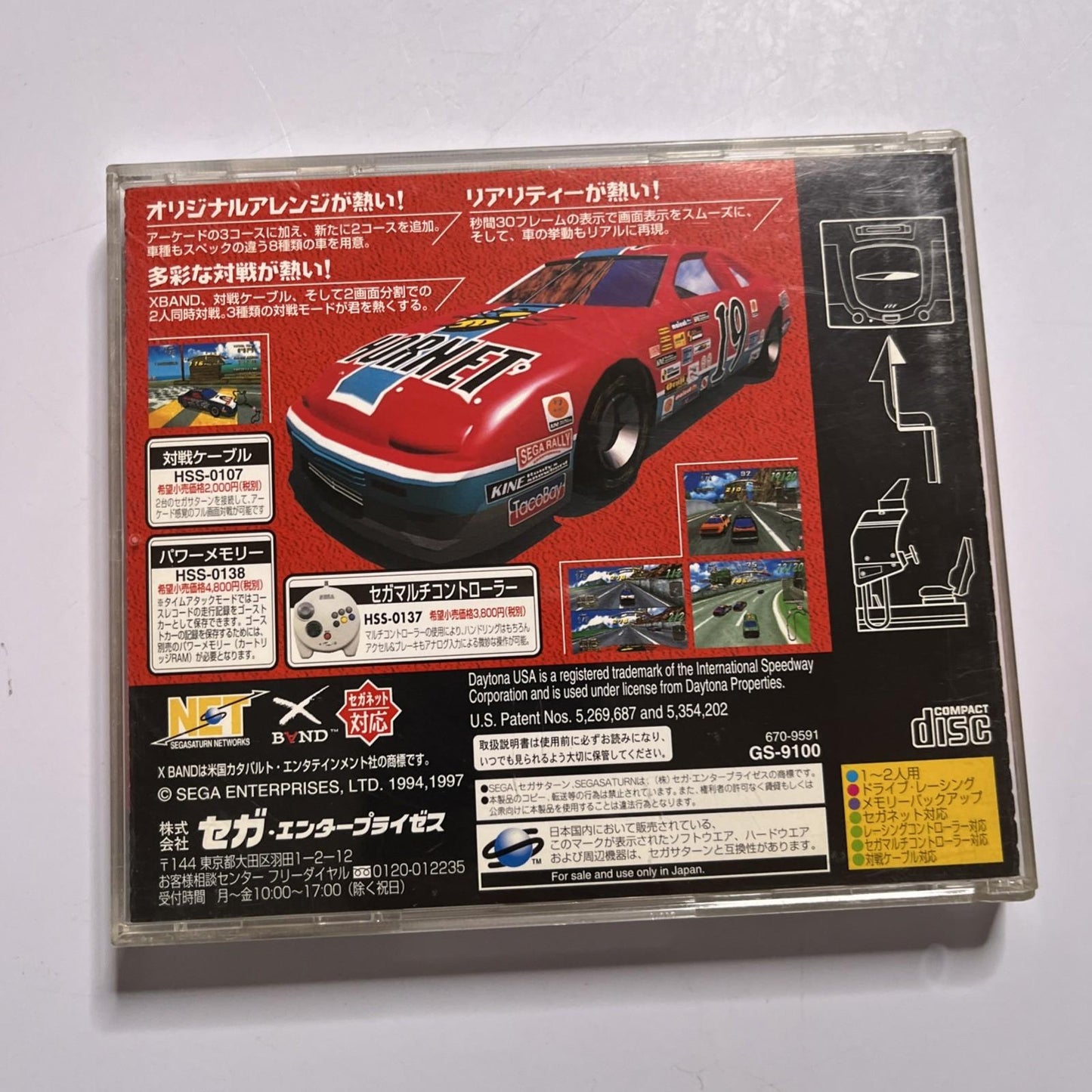 Daytona USA Circuit Edition 1997 SEGA Saturn SS NTSC-J JAPAN Game