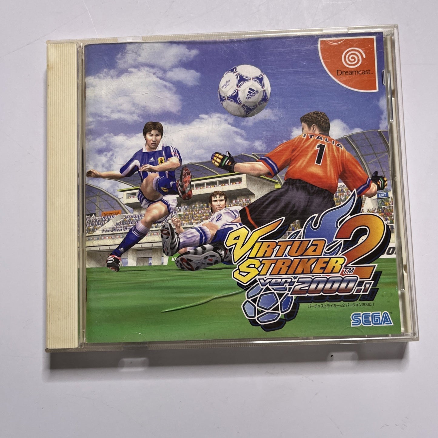 Virtua Striker 2 Ver 2000.1  DC Sega Dreamcast NTSC-J JAPAN Soccer Game