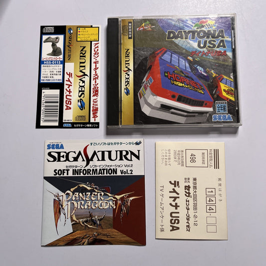 Daytona USA 1995 SEGA Saturn SS NTSC-J JAPAN Racing Game Complete