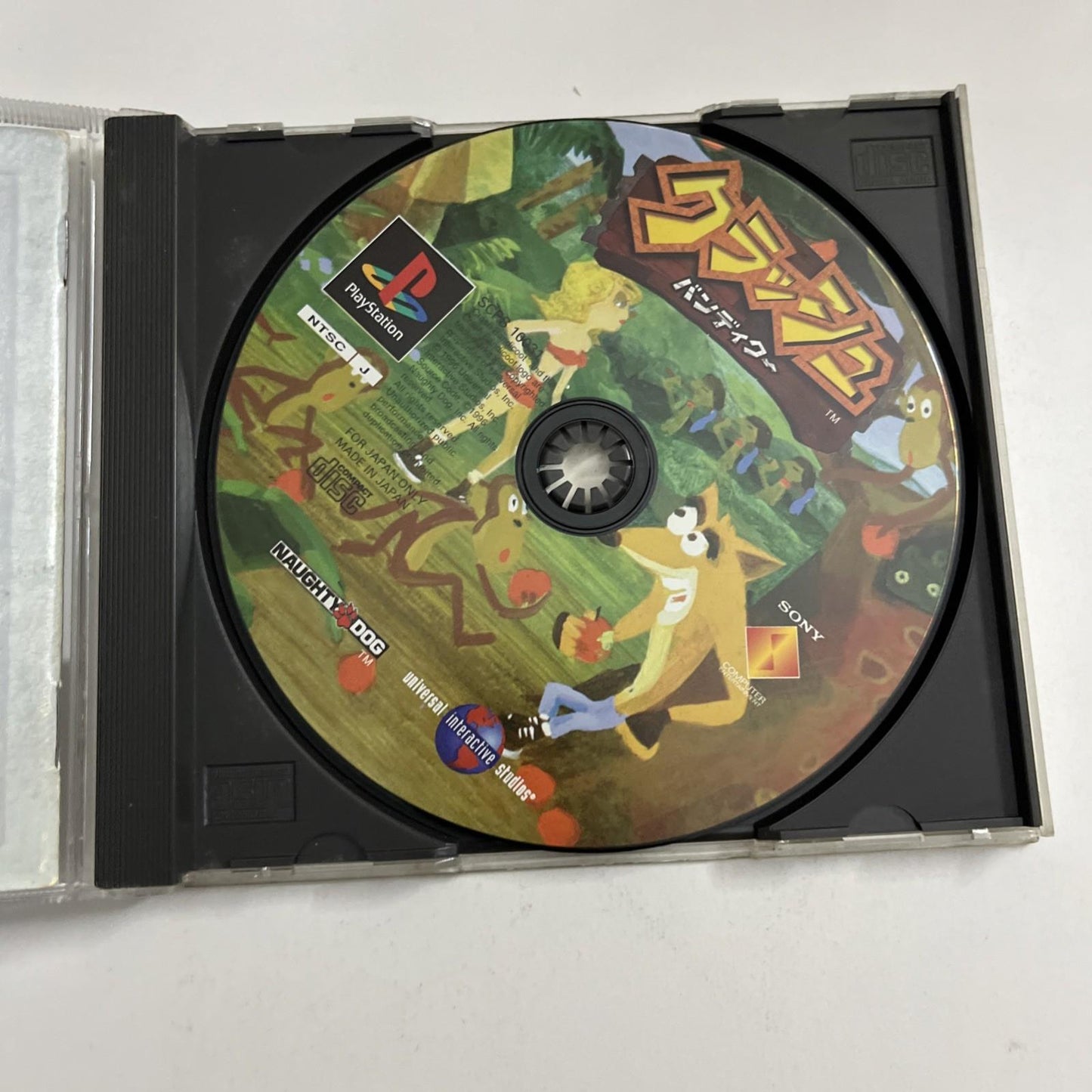 Crash Bandicoot 1 1996 PS1 Sony PlayStation NTSC-J JAPAN Game