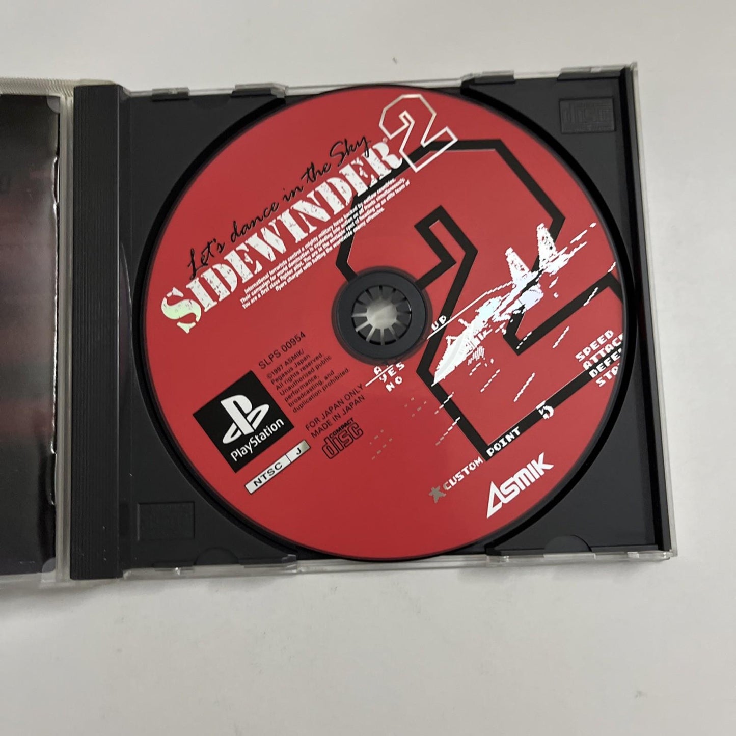 Sidewinder 2 1999 PS1 Sony PlayStation NTSC-J JAPAN Flight Combat Game