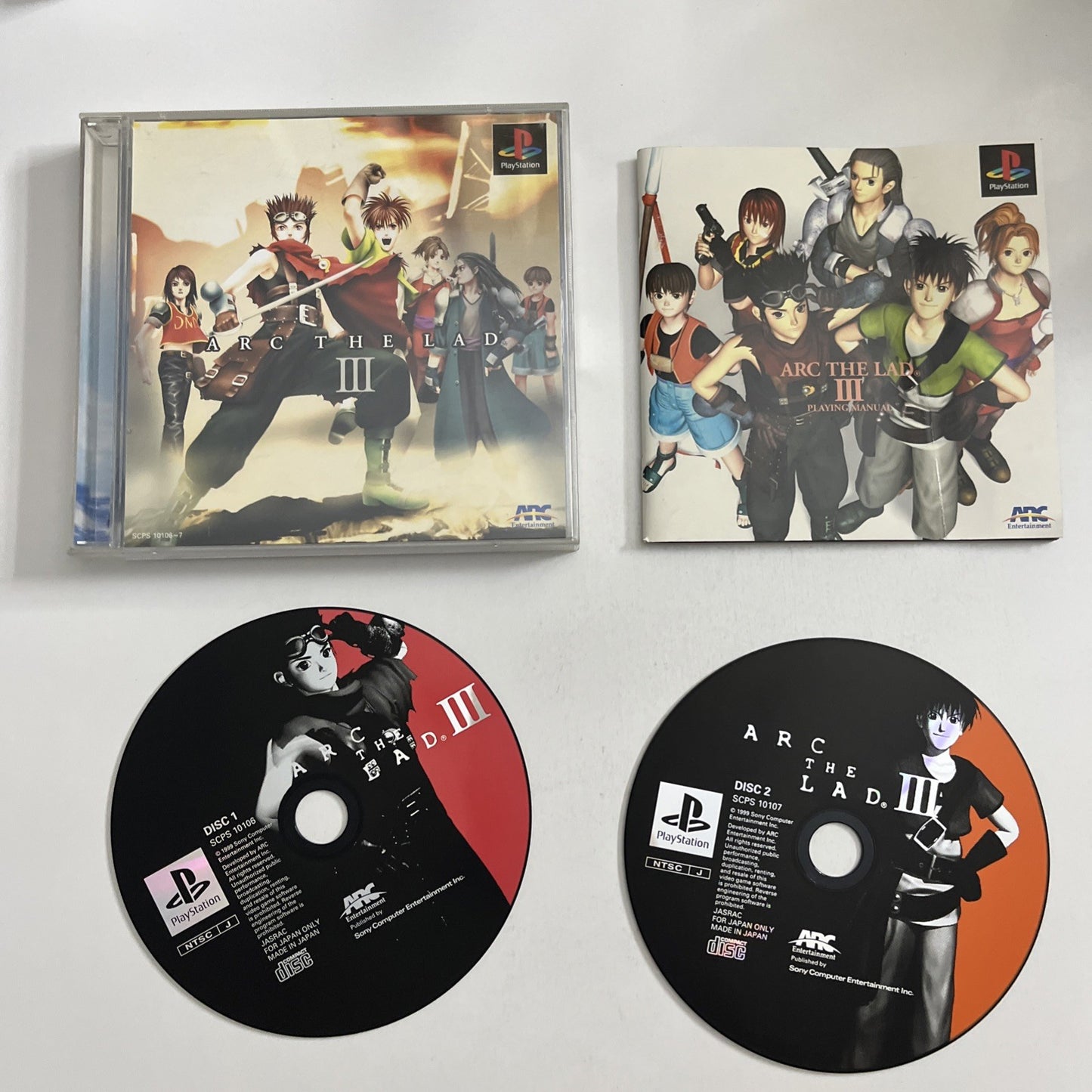 Arc The Lad 3 1999 PS1 Sony PlayStation NTSC-J JAPAN RPG Game