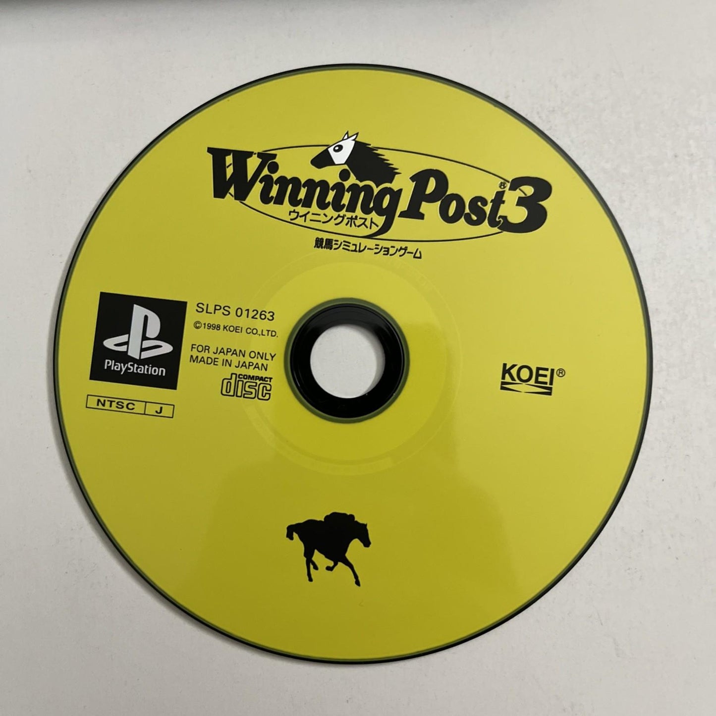 Winning Post 3 1998 PS1 Sony PlayStation NTSC-J JAPAN Game