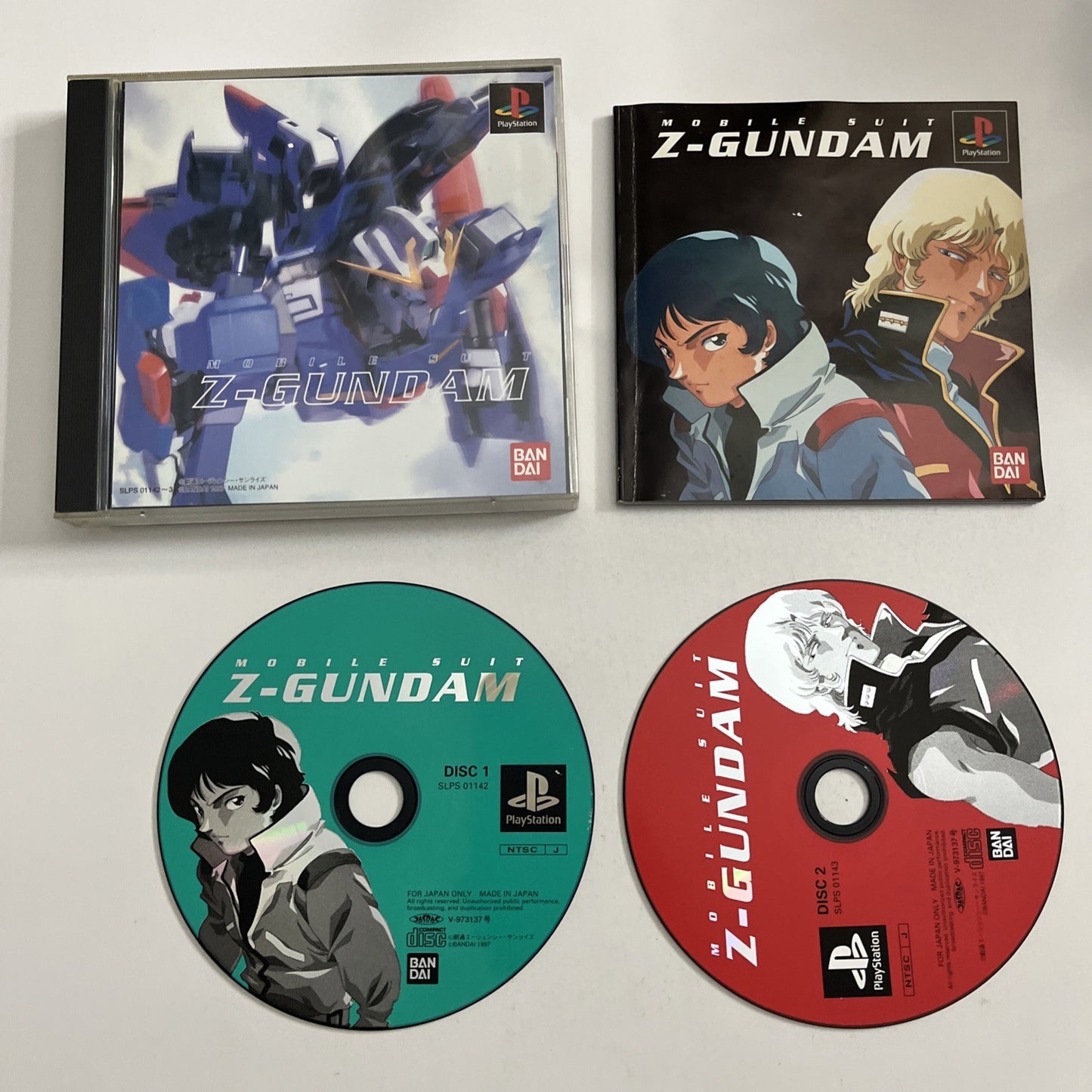 Mobile Suit Z Gundam 1997 PS1 Bandai PlayStation NTSC-J JAPAN Game