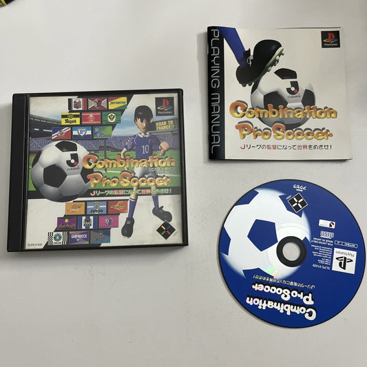 Combination Pro Soccer 1998 PS1 Sony PlayStation NTSC-J JAPAN Game