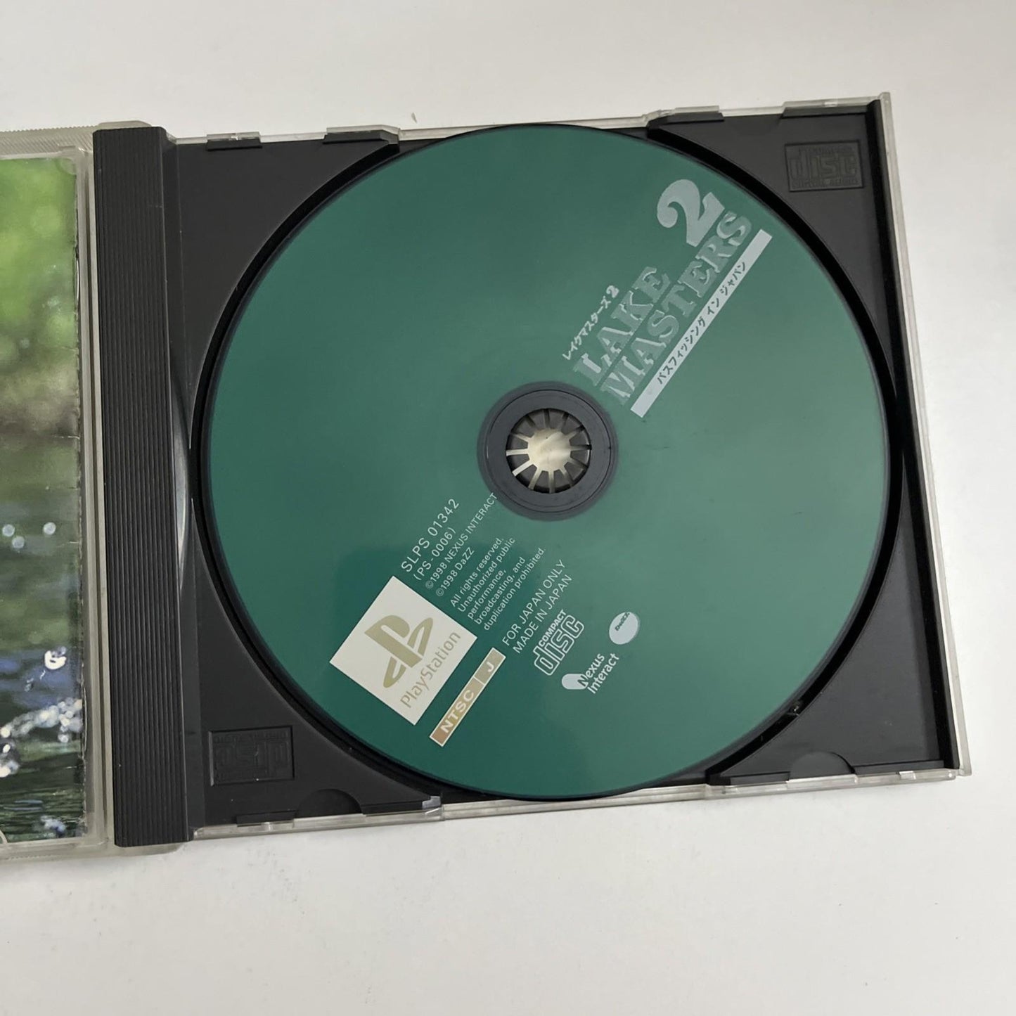 Lake Masters 2 Fishing 1998 PS1 Sony PlayStation NTSC-J JAPAN Game