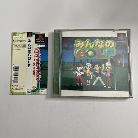 Minna no Golf 1: Everybodys Golf 1997 PS1 Sony PlayStation NTSC-J JAPAN Complete