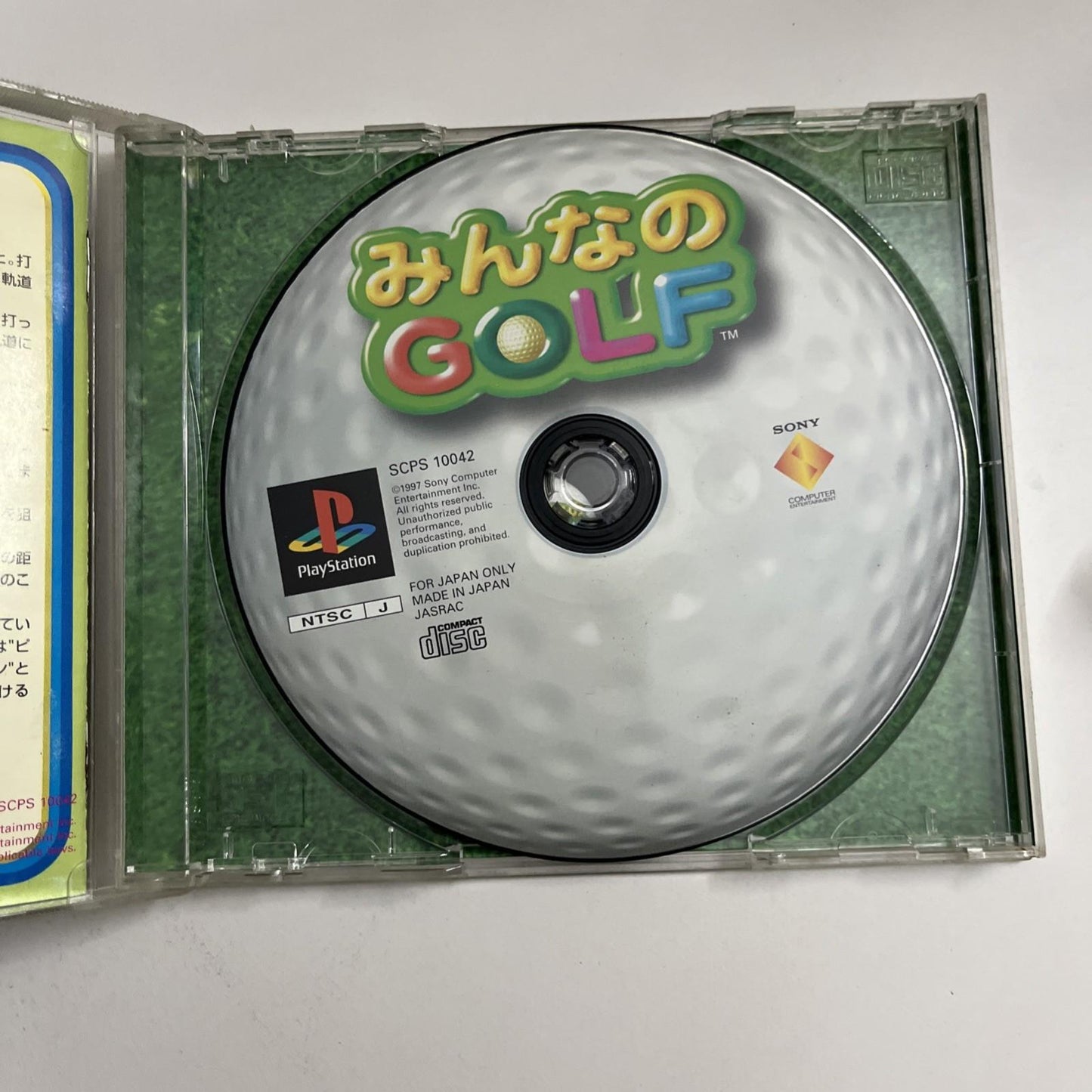 Minna no Golf 1: Everybodys Golf 1997 PS1 Sony PlayStation NTSC-J JAPAN Complete
