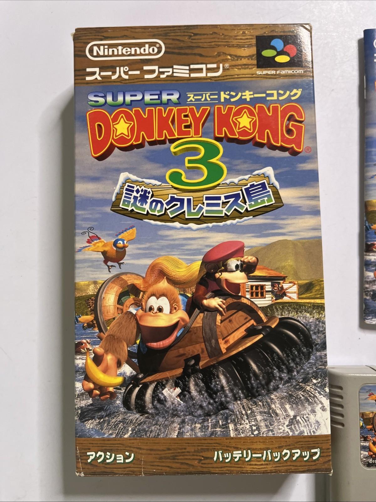 Super Donkey Kong 3 1996 Nintendo Super Famicom SNES NTSC-J JAPAN Complete
