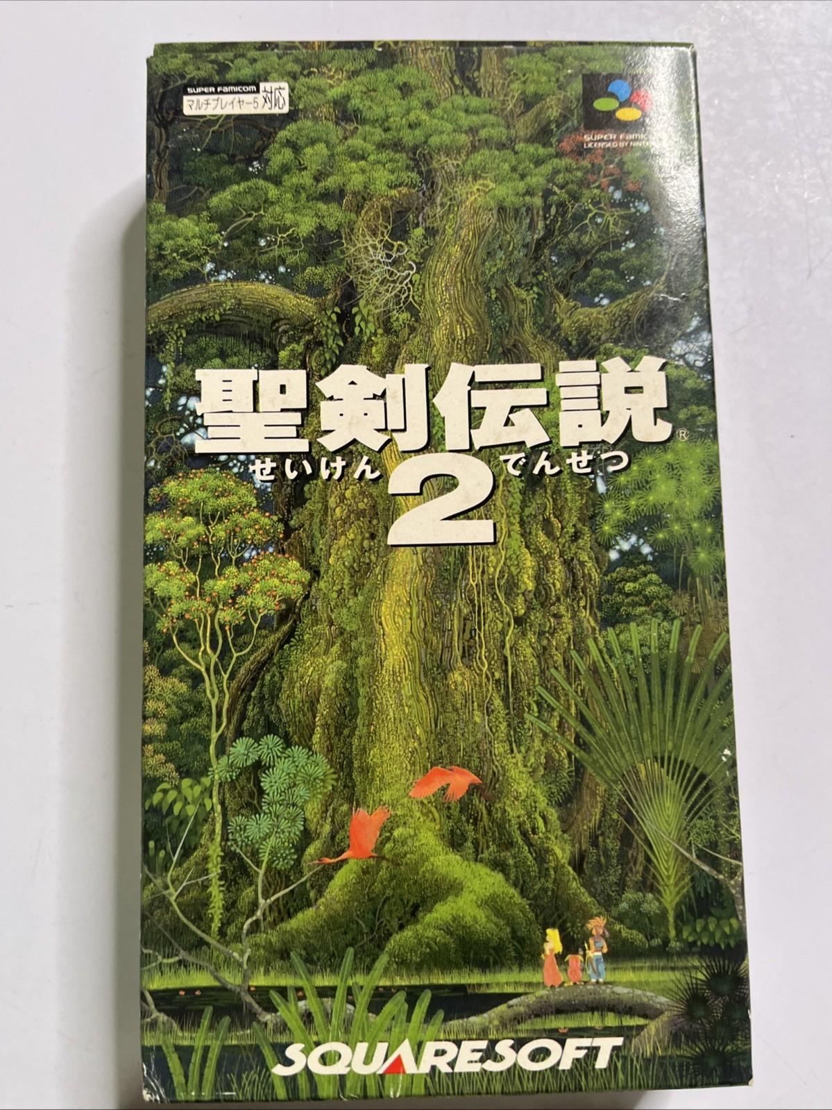 Seiken Densetsu 2 (Secret of Mana) 1993 Nintendo Super Famicom SNES NTSC-J Game