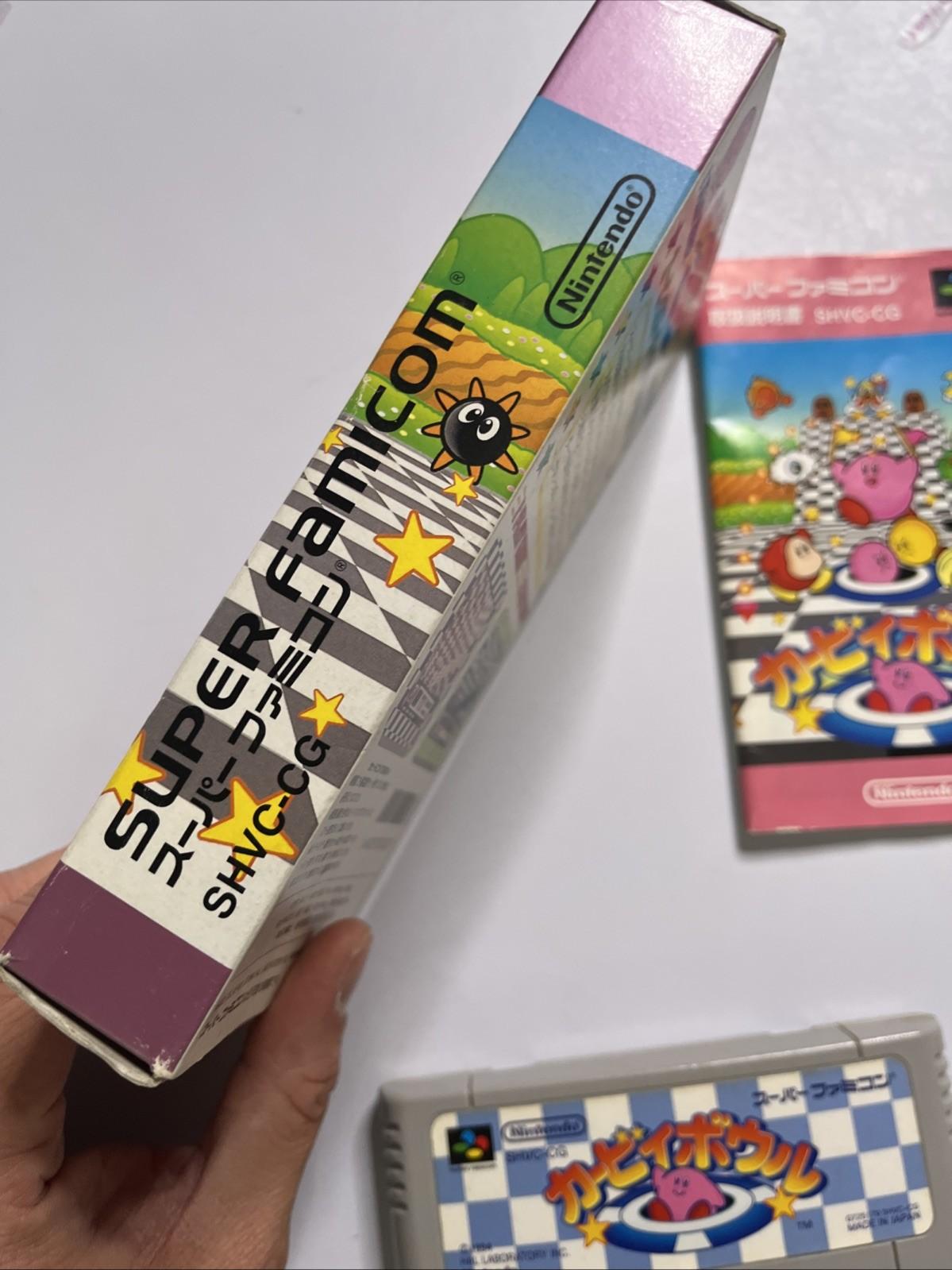 Kirby Bowl 1994 Nintendo Super Famicom SNES NTSC-J JAPAN Game Complete