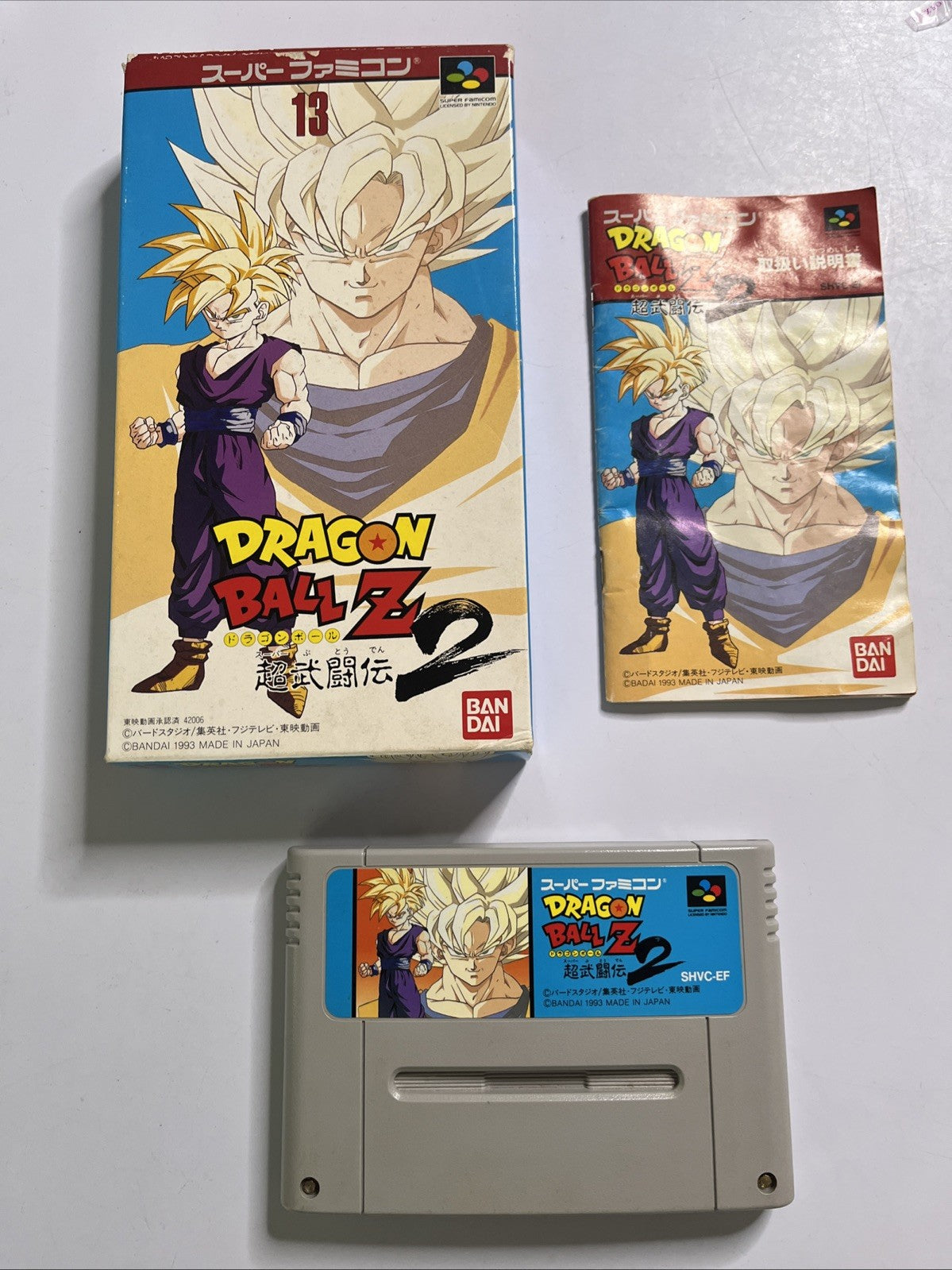 Dragon Ball Z: Super Butōden 2 1993 Nintendo Super Famicom NTSC-J JAPAN Complete