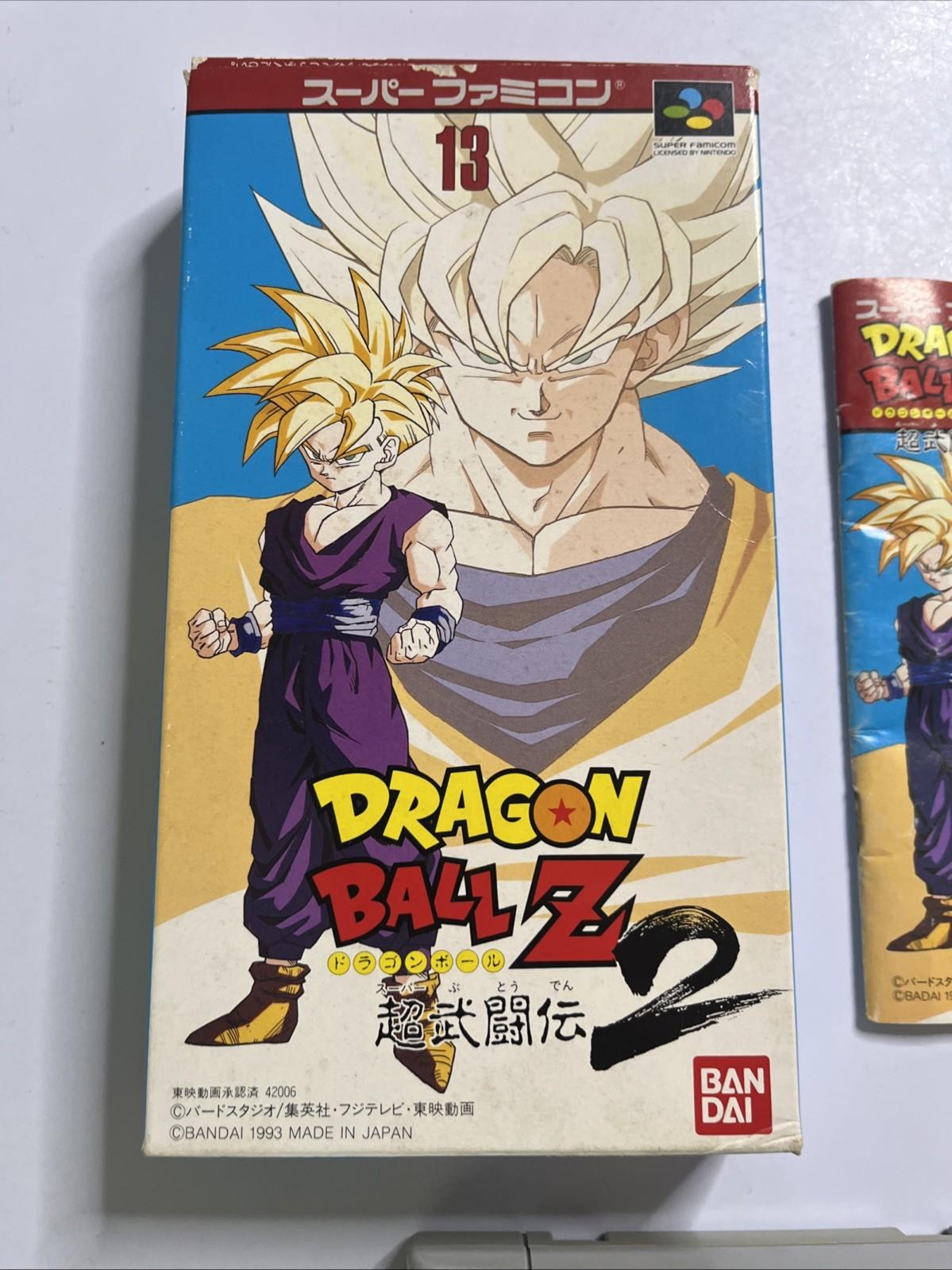 Dragon Ball Z: Super Butōden 2 1993 Nintendo Super Famicom NTSC-J JAPAN Complete