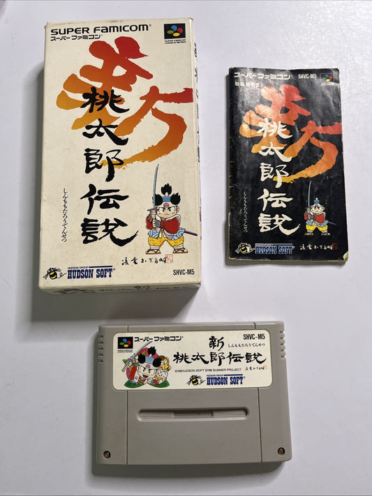Shin Momotaro Densetsu 1993 Nintendo Super Famicom SNES NTSC-J JAPAN Complete