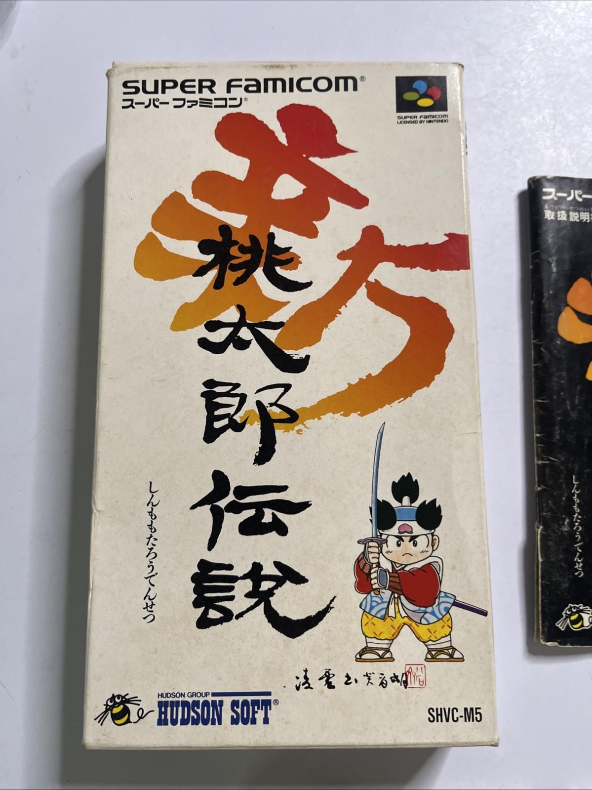 Shin Momotaro Densetsu 1993 Nintendo Super Famicom SNES NTSC-J JAPAN Complete