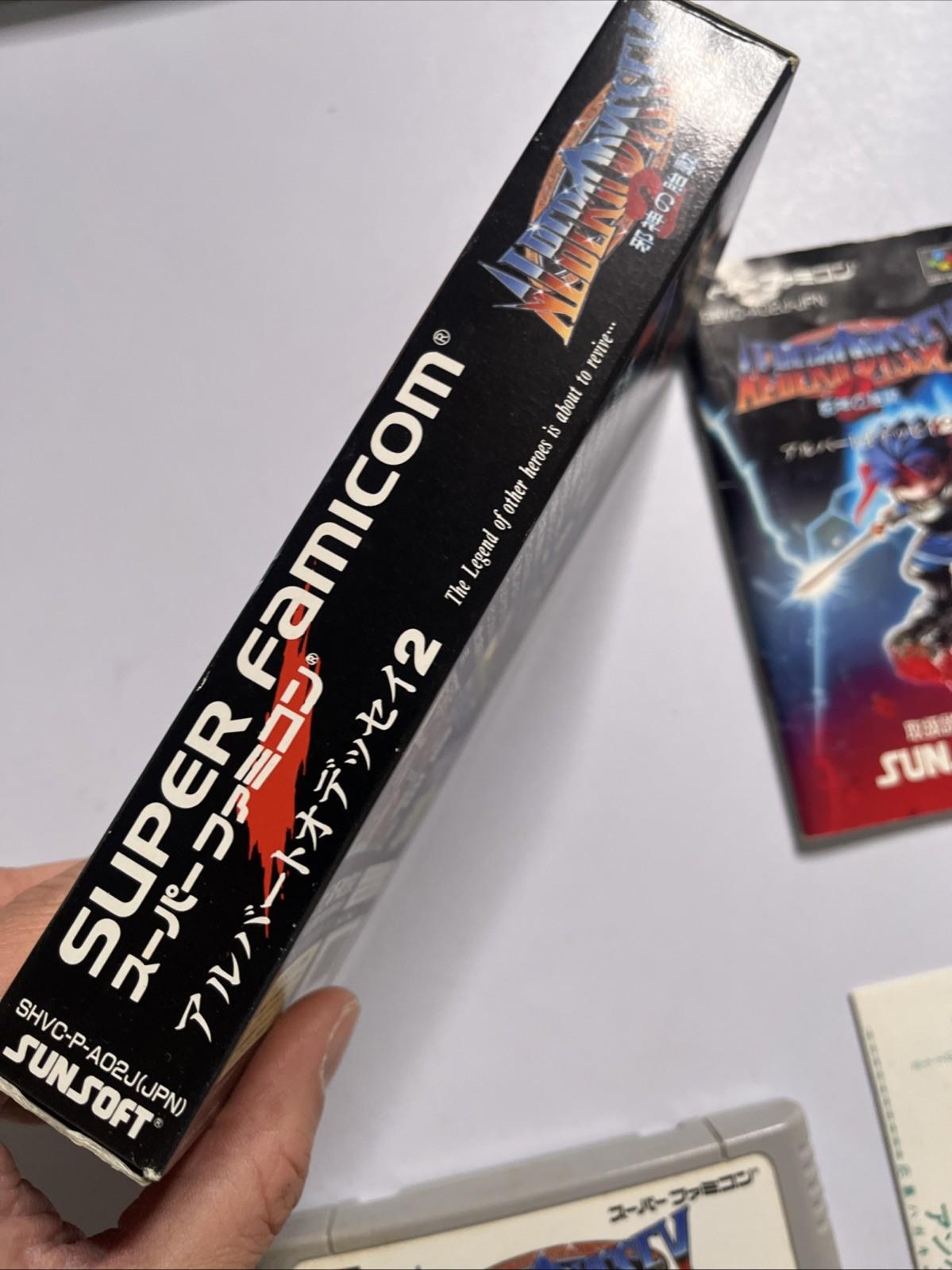 Albert Odyssey 2 1994 Nintendo Super Famicom SNES NTSC-J JAPAN Game Complete