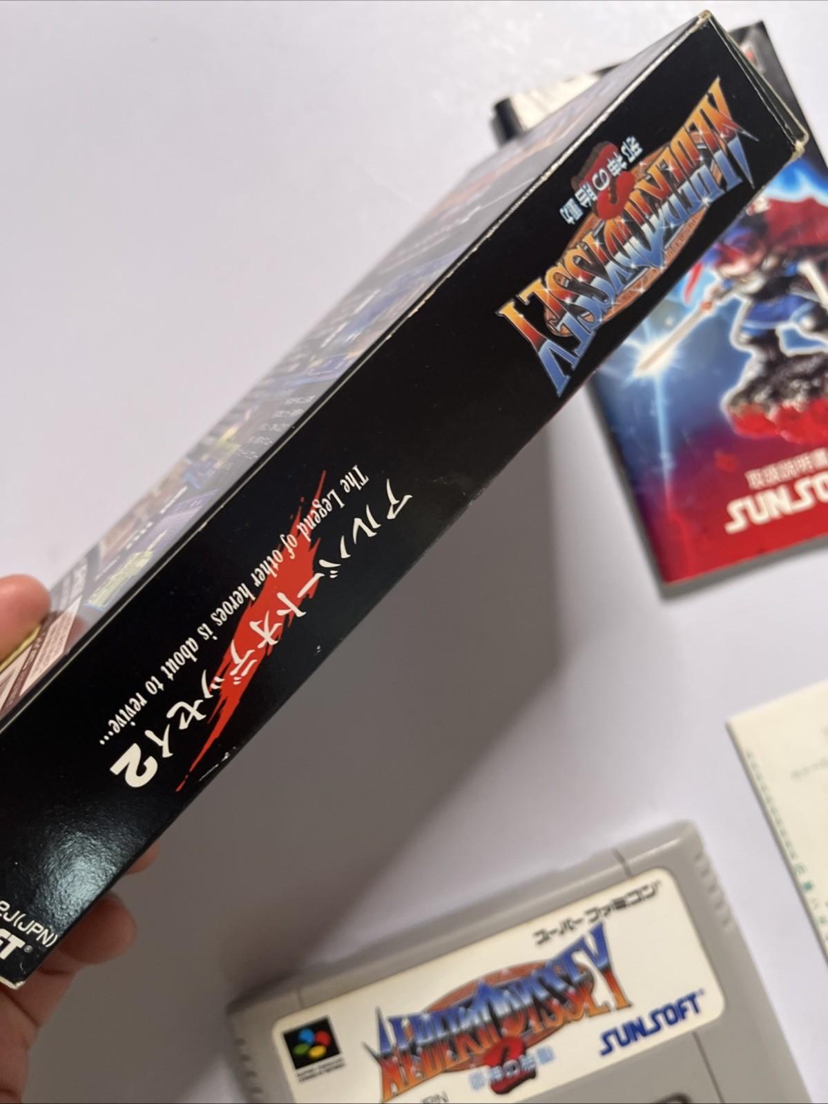 Albert Odyssey 2 1994 Nintendo Super Famicom SNES NTSC-J JAPAN Game Complete