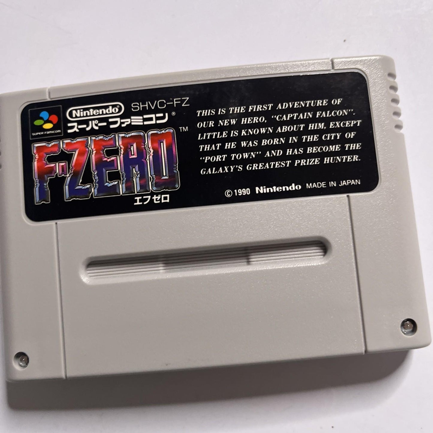 F-Zero 1990 Nintendo Super Famicom SNES NTSC-J JAPAN Game Complete