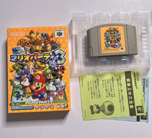Mario Party 3 Nintendo 64 NTSC-J Japan N64 2000 Game