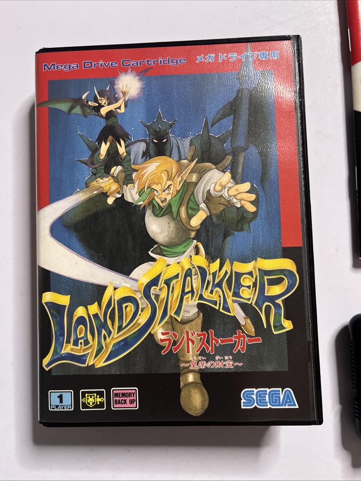 Land Stalker 1992 SEGA Mega Drive MD NTSC-J JAPAN Game Complete