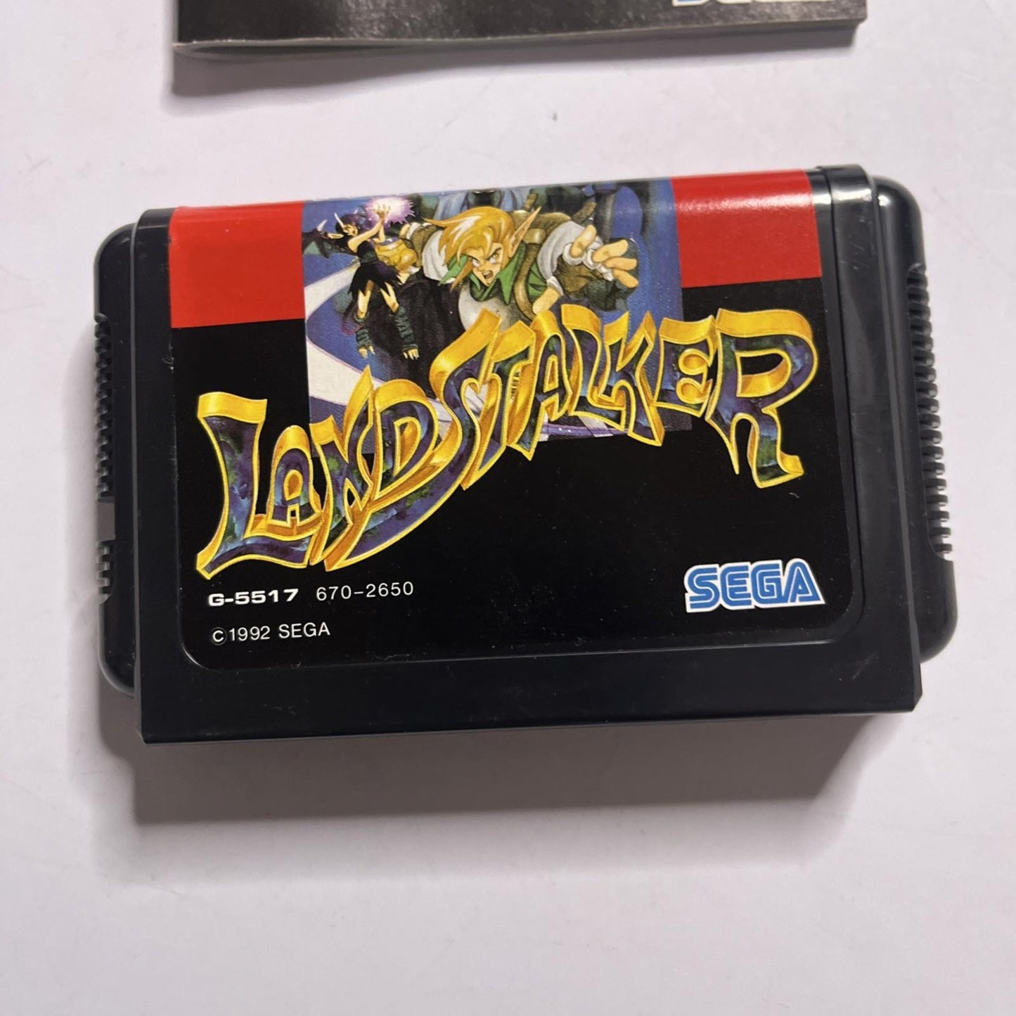 Land Stalker 1992 SEGA Mega Drive MD NTSC-J JAPAN Game Complete
