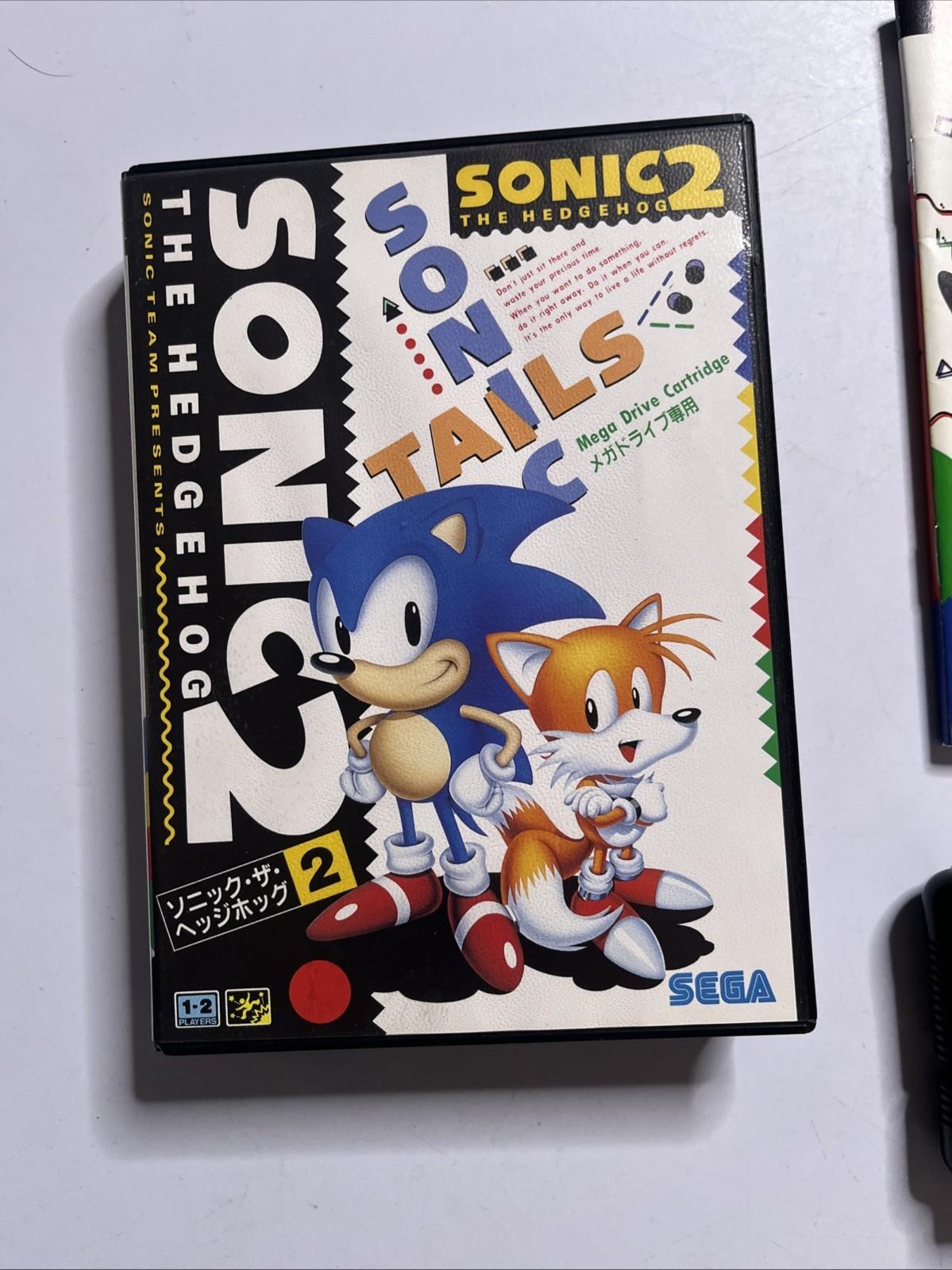 Sonic The Hedgehog 2 1992 SEGA Mega Drive MD NTSC-J JAPAN Game Complete