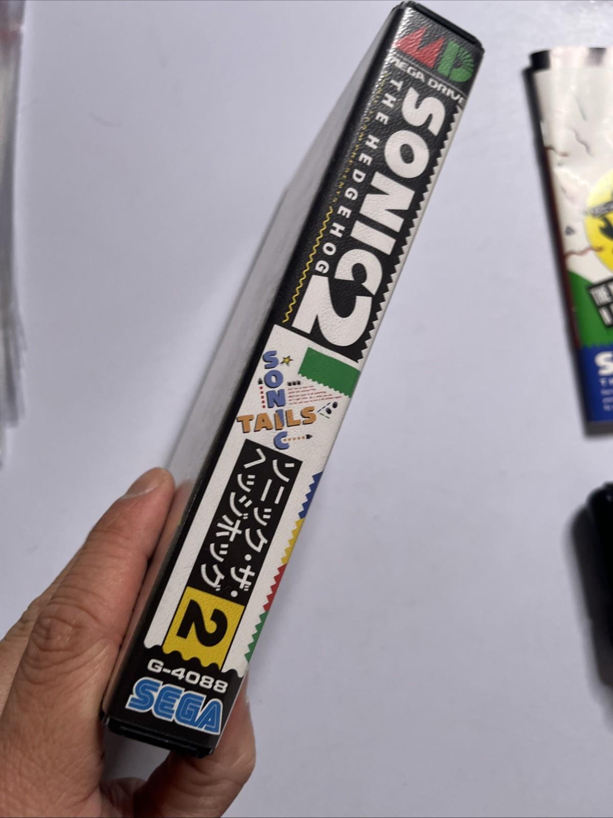 Sonic The Hedgehog 2 1992 SEGA Mega Drive MD NTSC-J JAPAN Game Complete