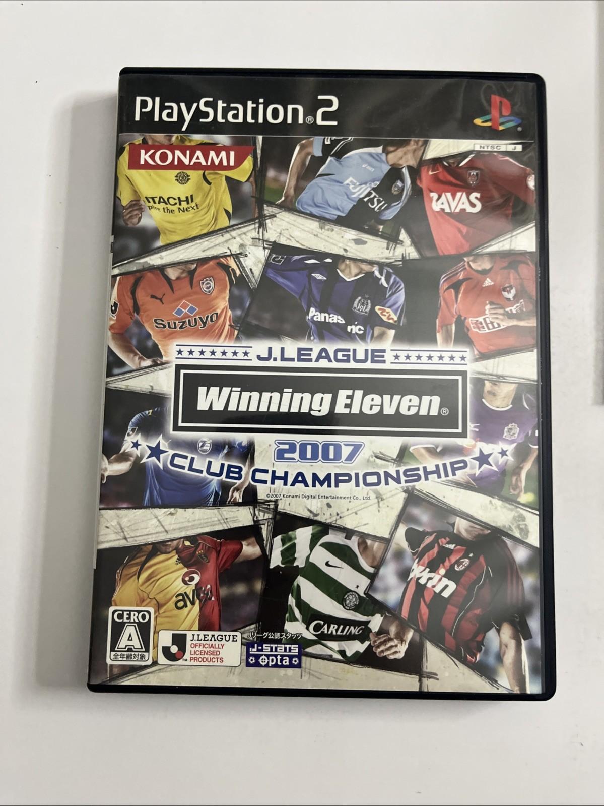 J League Winning Eleven 2007 Club Championship PS2 Konami NTSC-J JAPAN Complete