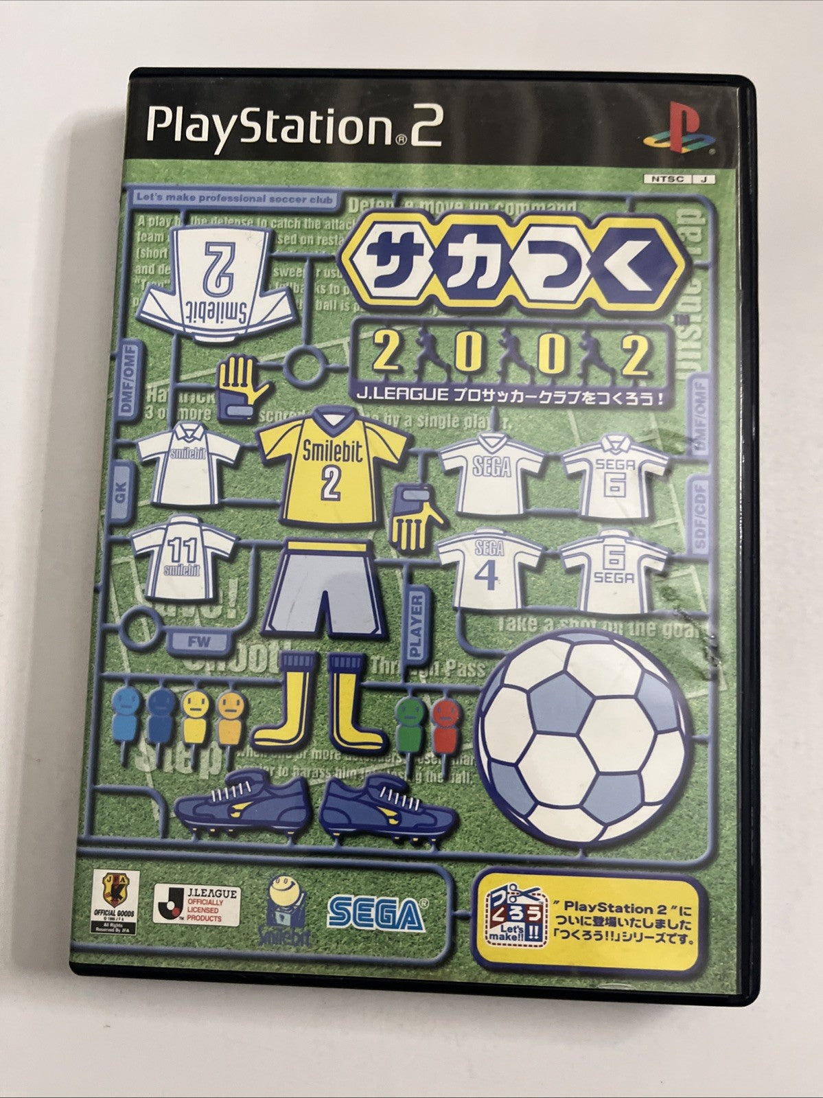 J League Let's Make a Pro Soccer Club! 2002 PS2 PlayStation NTSC-J JAPAN Game