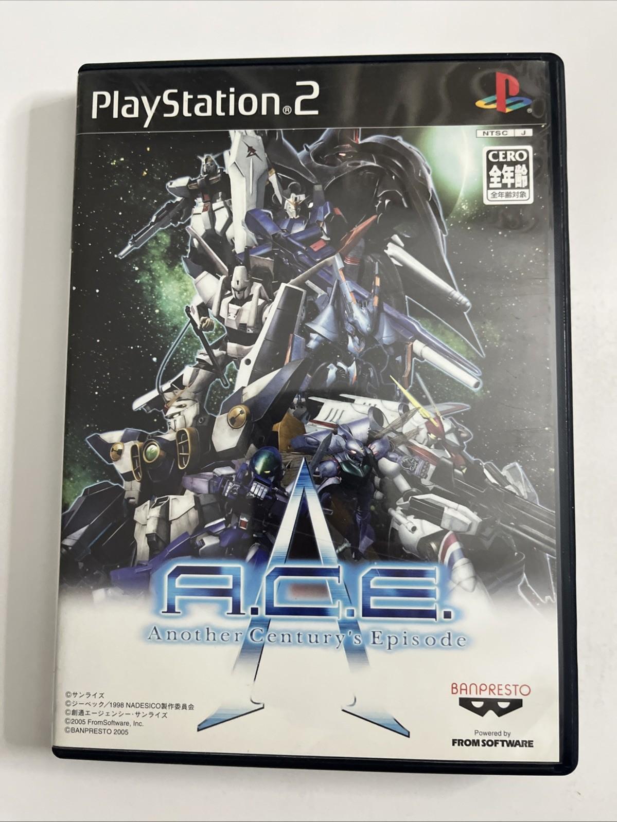 A.C.E. Another Century's Episode 1 PS2 Sony PlayStation NTSC-J JAPAN Complete