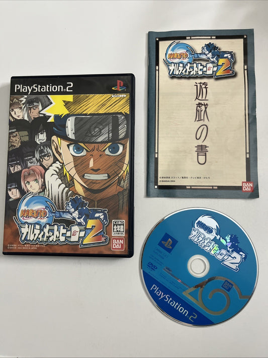 Naruto: Narutimate Hero 2 2004 PS2 Bandai PlayStation NTSC-J JAPAN Complete