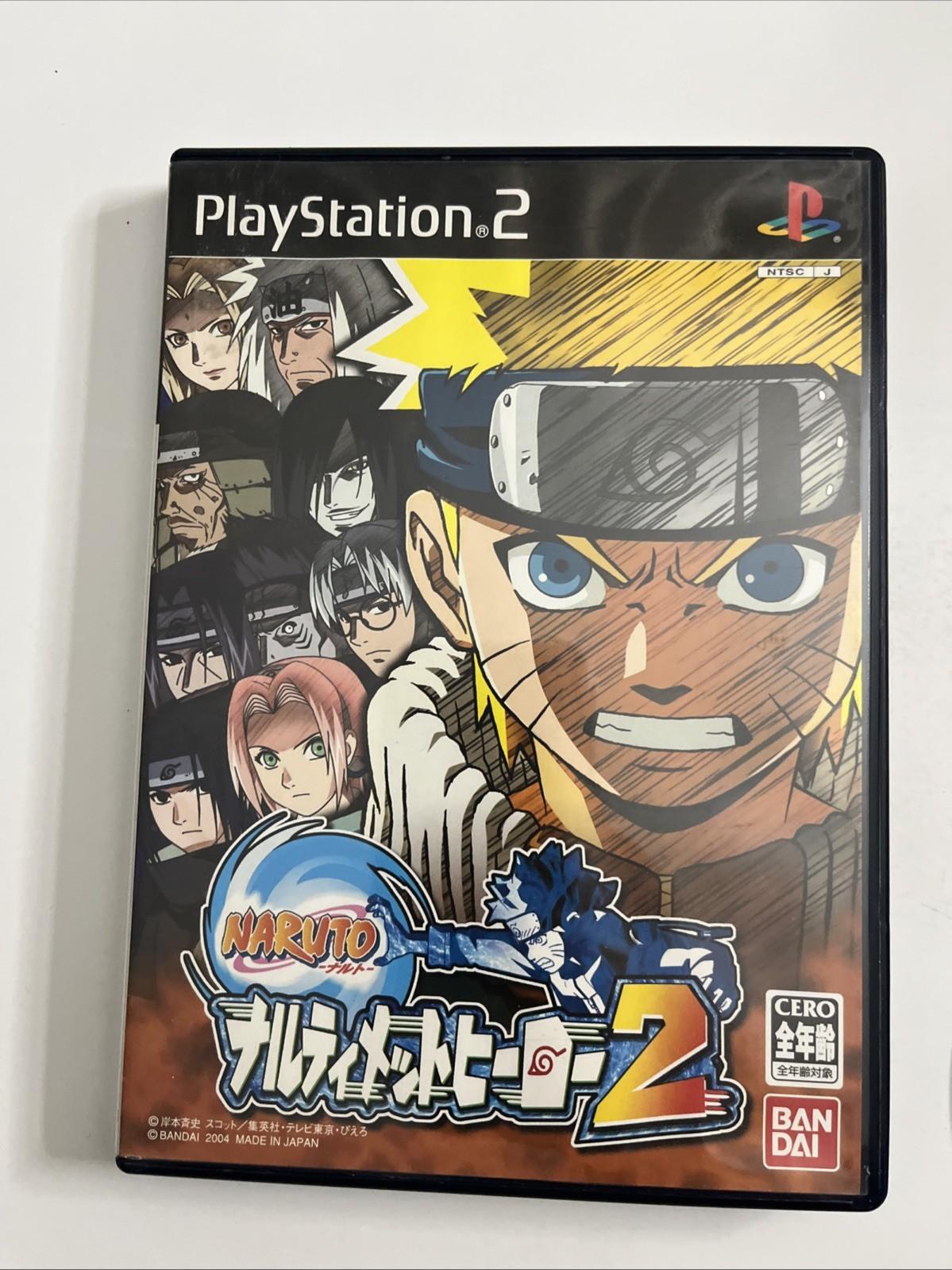 Naruto: Narutimate Hero 2 2004 PS2 Bandai PlayStation NTSC-J JAPAN Complete