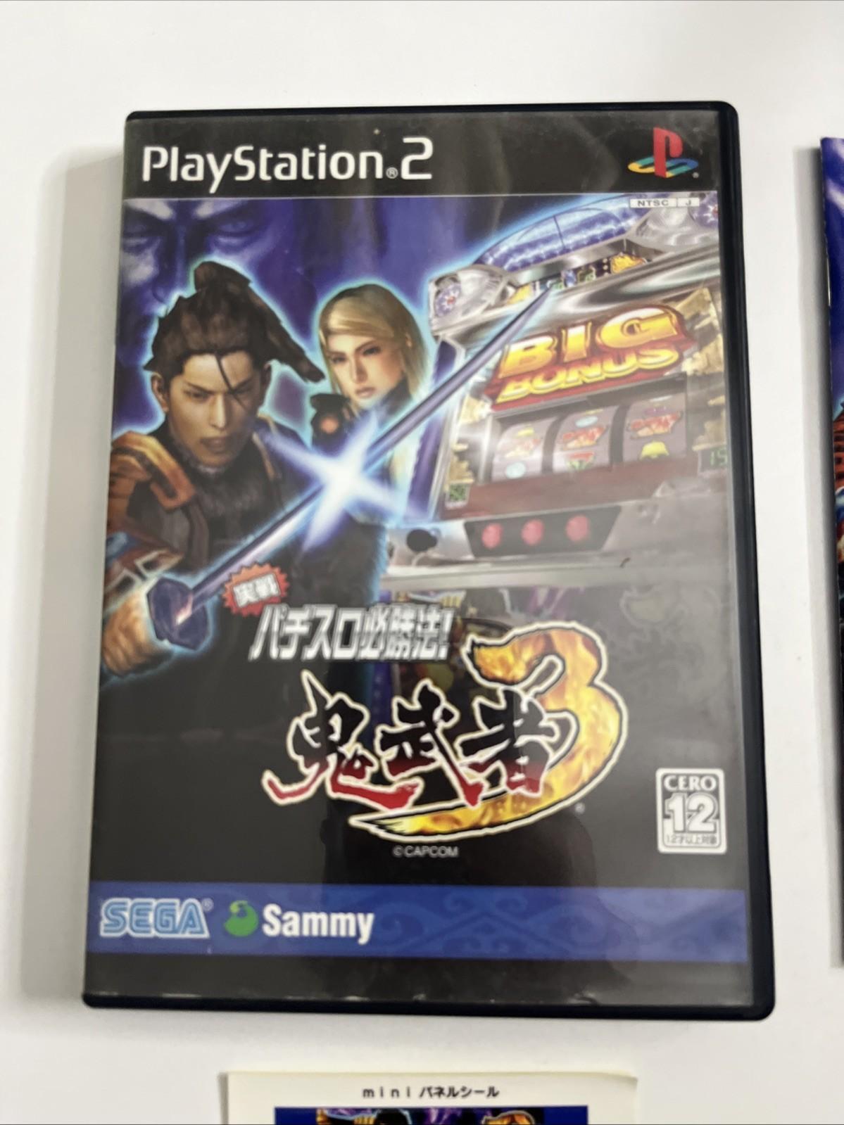 Pachislot Winning Strategy! Onimusha 3 PS2 PlayStation NTSC-J JAPAN Complete