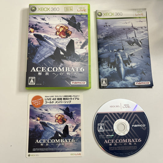 Ace Combat 6: Fires of Liberation 2007 Microsoft XBOX 360 NTSC-J JAPAN Complete