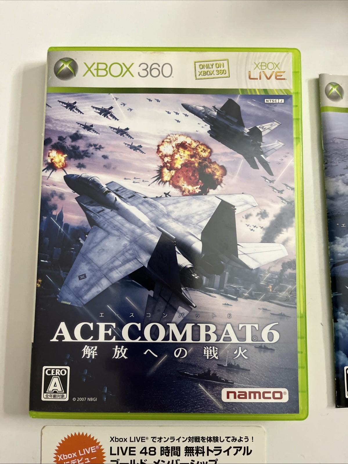 Ace Combat 6: Fires of Liberation 2007 Microsoft XBOX 360 NTSC-J JAPAN Complete