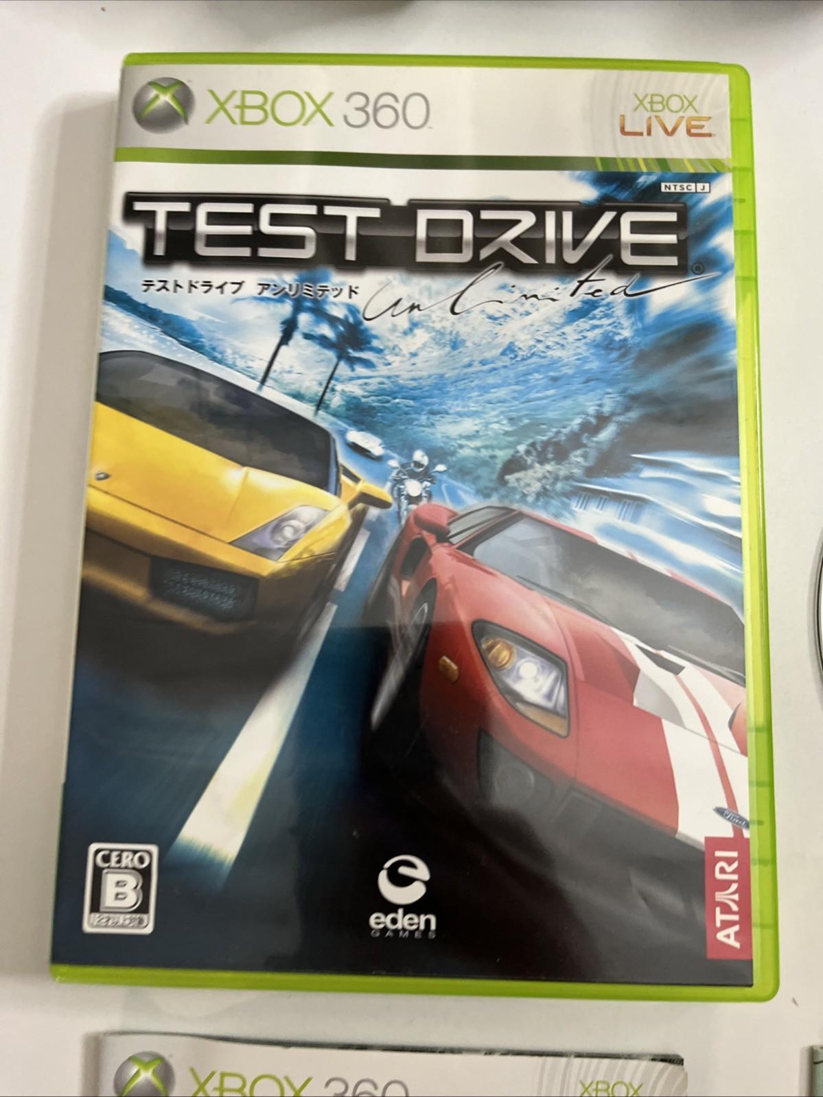 Test Drive Unlimited 2007 Microsoft XBOX 360 NTSC-J JAPAN Game Complete