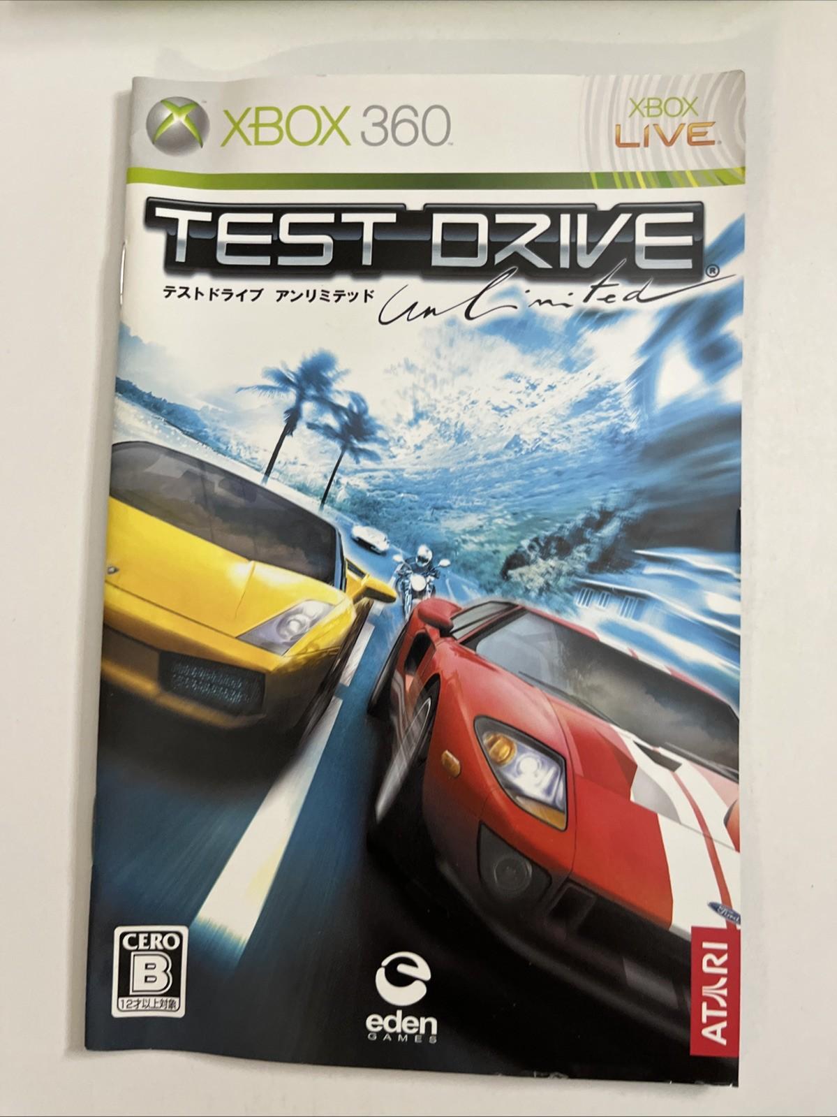 Test Drive Unlimited 2007 Microsoft XBOX 360 NTSC-J JAPAN Game Complete