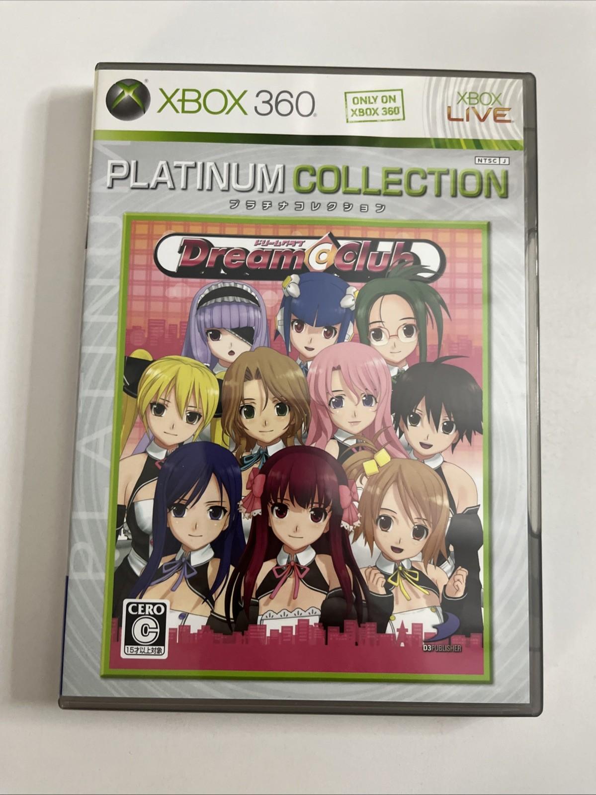Dream Club (Platinum Collection) 2010 Microsoft XBOX 360 NTSC-J JAPAN Complete