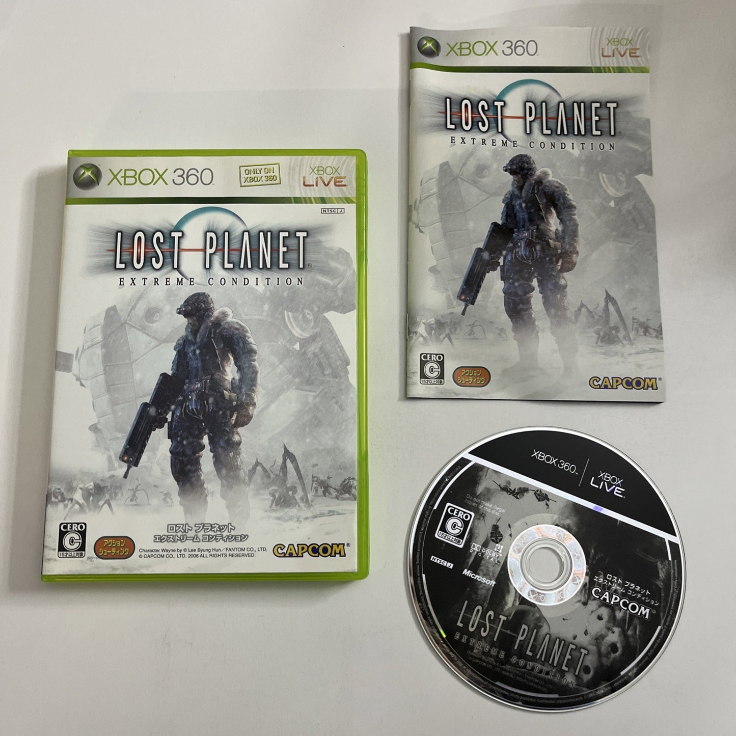 Lost Planet: Extreme Condition 2006 Microsoft XBOX 360 NTSC-J JAPAN Complete