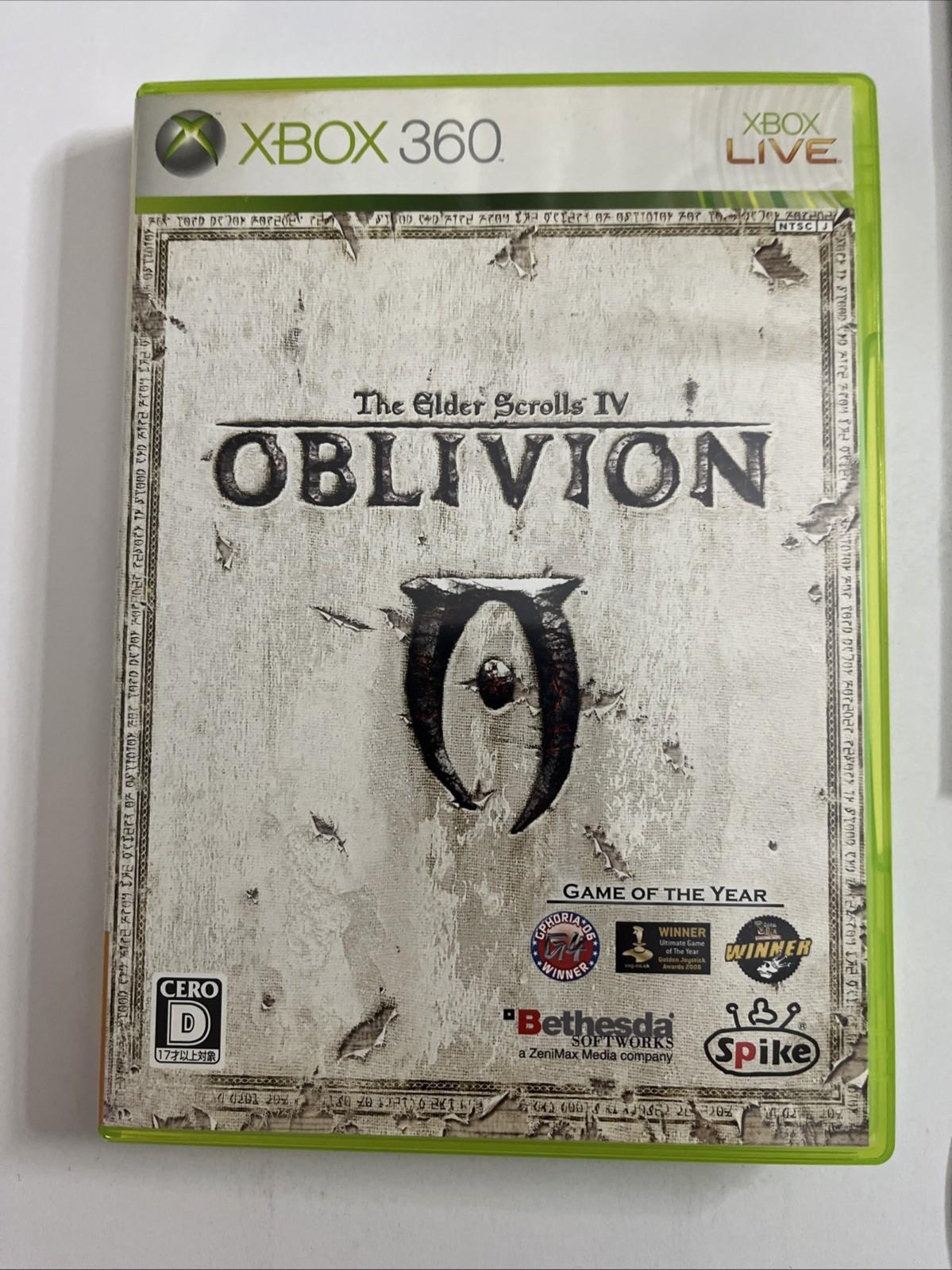 The Elder Scrolls IV: Oblivion 2007 Microsoft XBOX 360 NTSC-J JAPAN Game